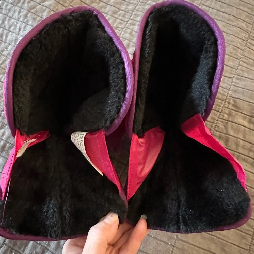 Kamik Kids Pink and Purple Winter Snow Boots
